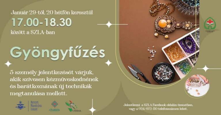 A Szakkör – Gyöngyfűzés