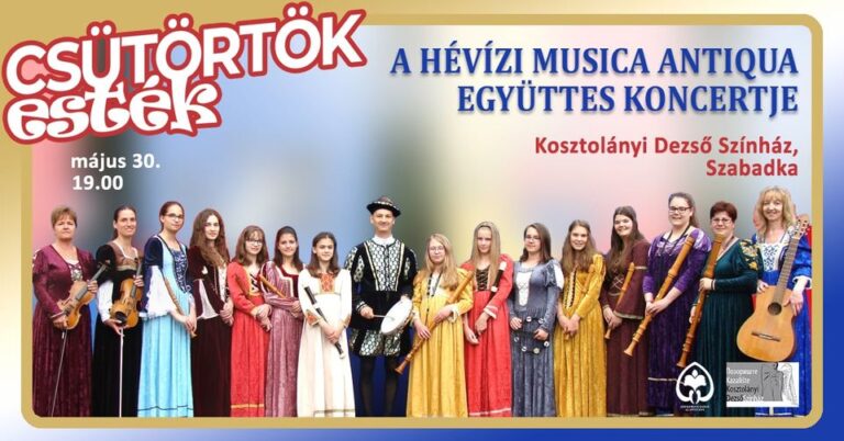 Csütörtök esték: a Hévizi Musica Antiqua Együttes koncertje