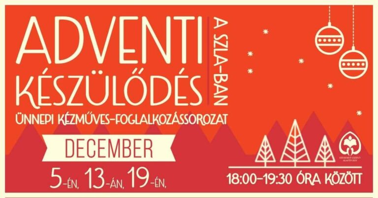 Adventi készülődés a SZLA-ban