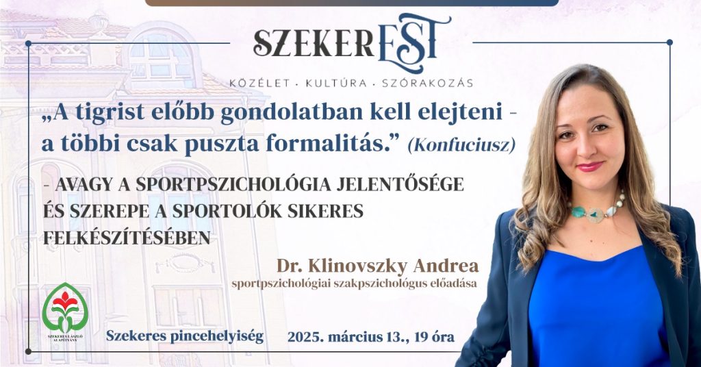 SzekerEST – A sportpszichológia jelentősége és szerepe a sportolók sikeres felkészítésében