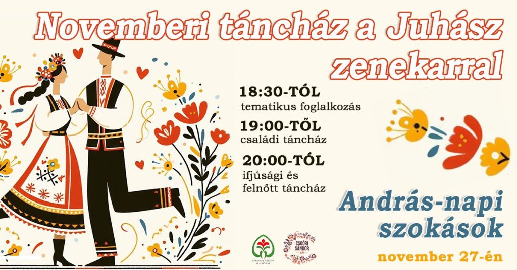 Novemberi táncház a Juhász zenekarral
