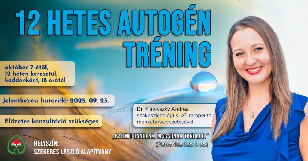 12 hetes csoportos Autogén tréning (2025.12.09.)