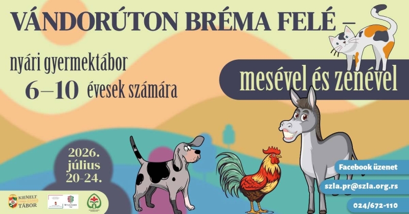 Vándorúton Bréma felé – nyári tábor (2026.07.20.)